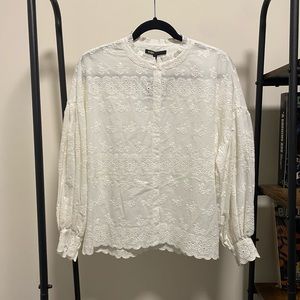 MAJE (BRAND NEW) cotton long sleeve top